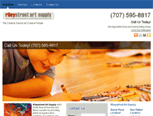 Tablet Screenshot of ca-artsupplies.com